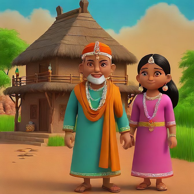 3D cartoon character art